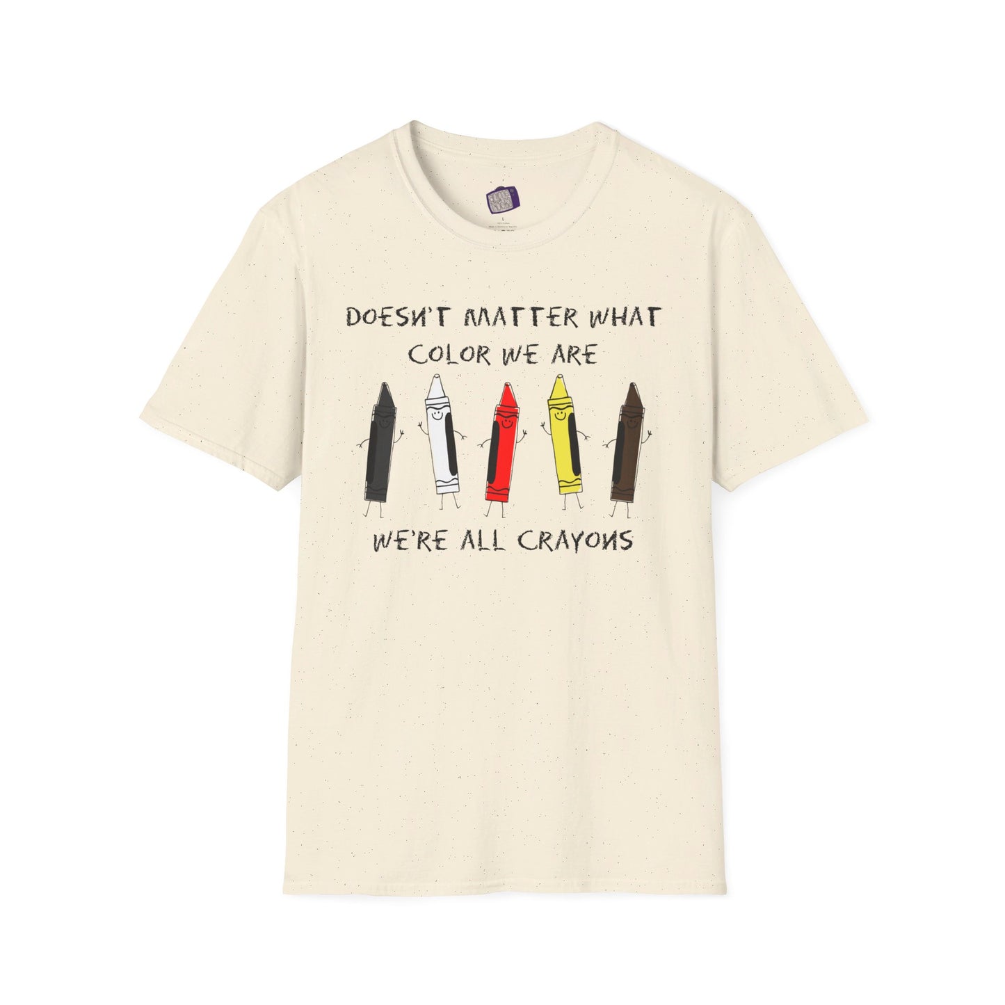 We're All Crayons Equality Unisex Softstyle T-Shirt