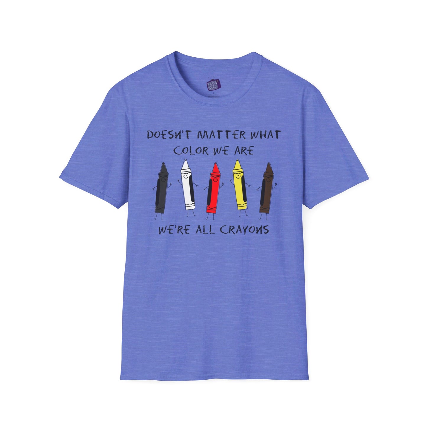 We're All Crayons Equality Unisex Softstyle T-Shirt