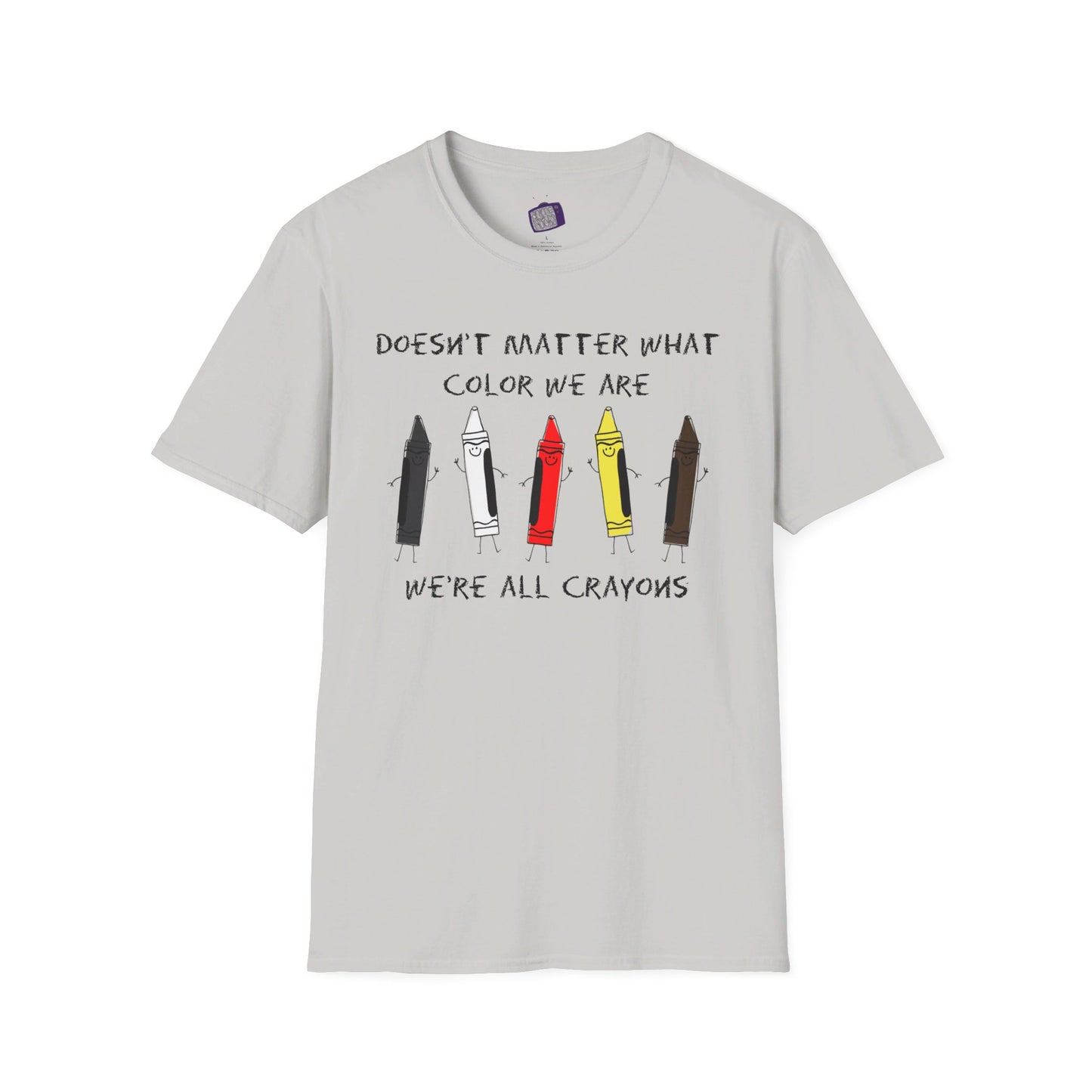 We're All Crayons Equality Unisex Softstyle T-Shirt