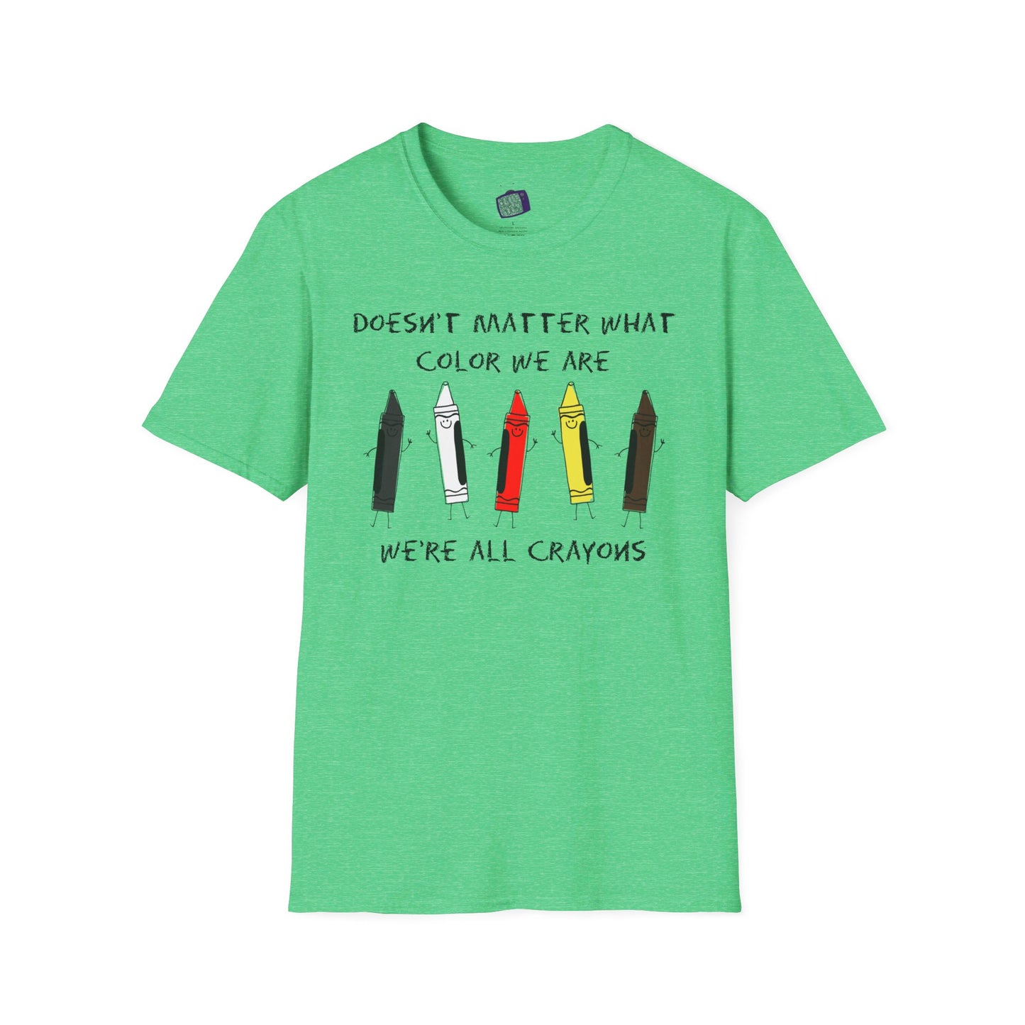 We're All Crayons Equality Unisex Softstyle T-Shirt