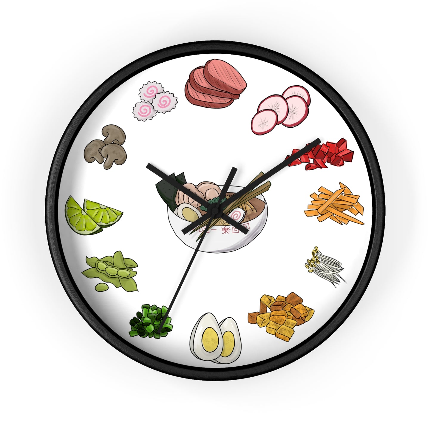 Ramen Time! Wall Clock
