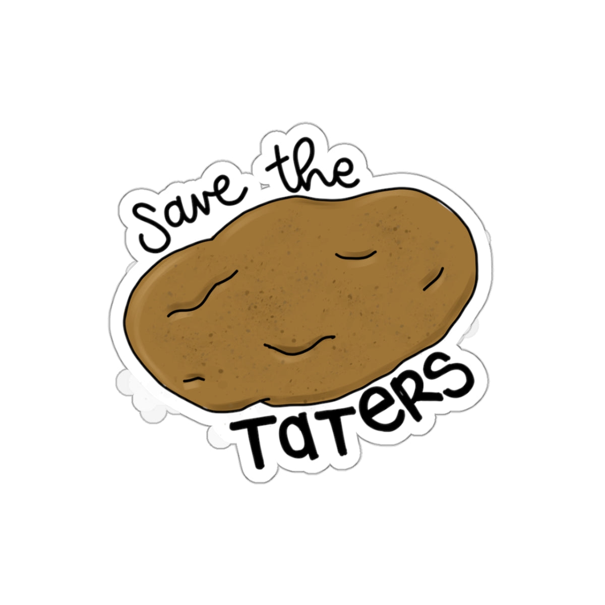 Save the Taters Kiss-Cut Sticker