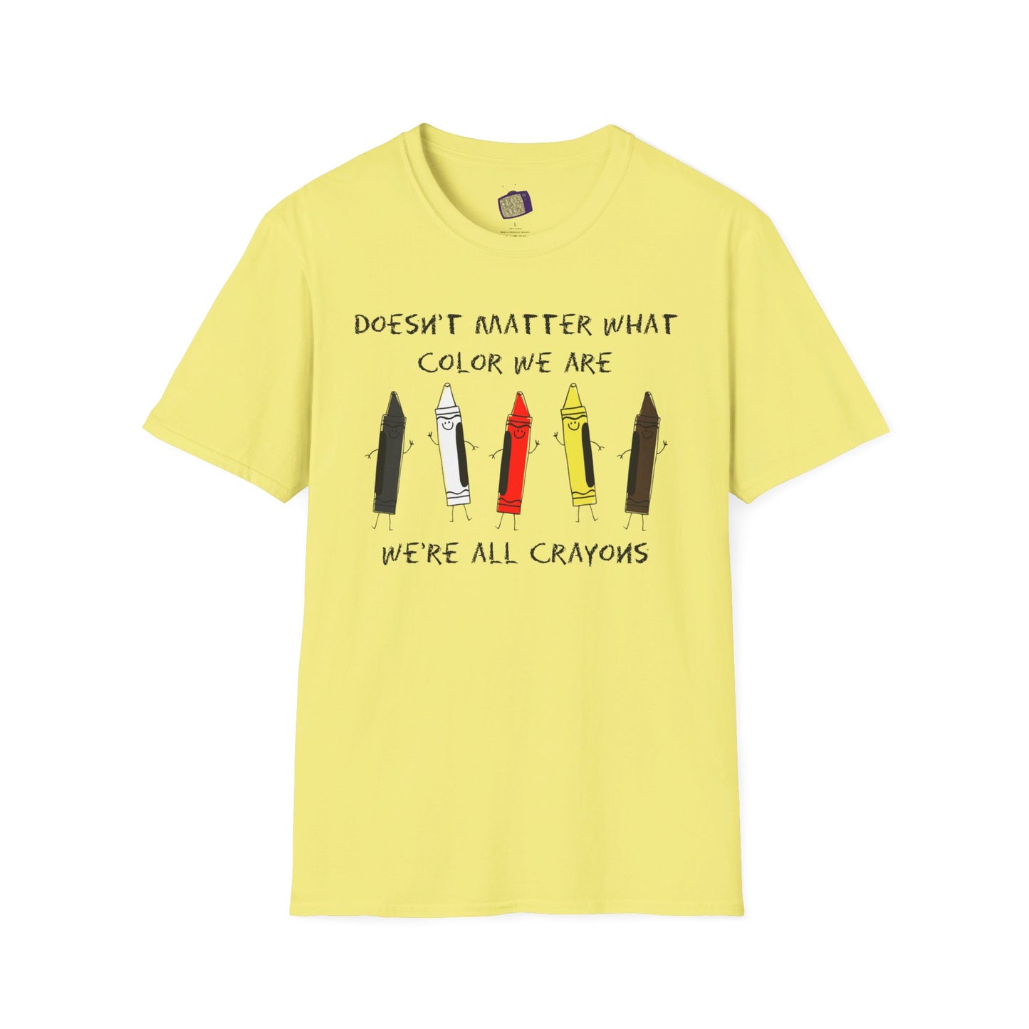 We're All Crayons Equality Unisex Softstyle T-Shirt