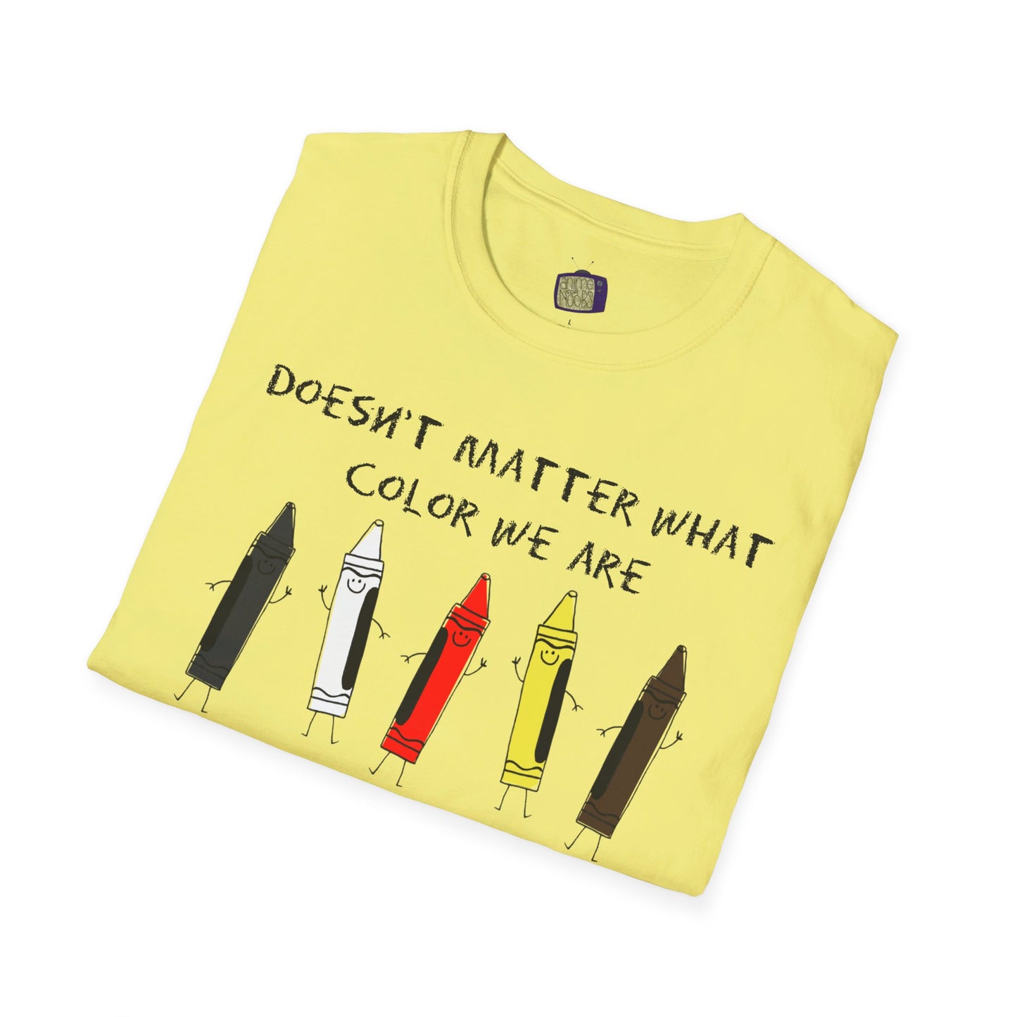 We're All Crayons Equality Unisex Softstyle T-Shirt