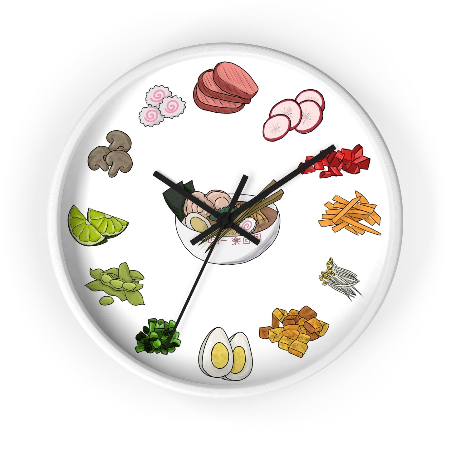 Ramen Time! Wall Clock
