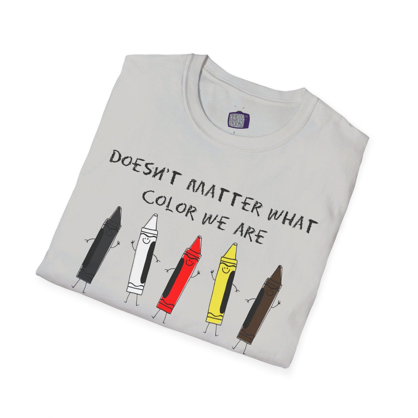 We're All Crayons Equality Unisex Softstyle T-Shirt