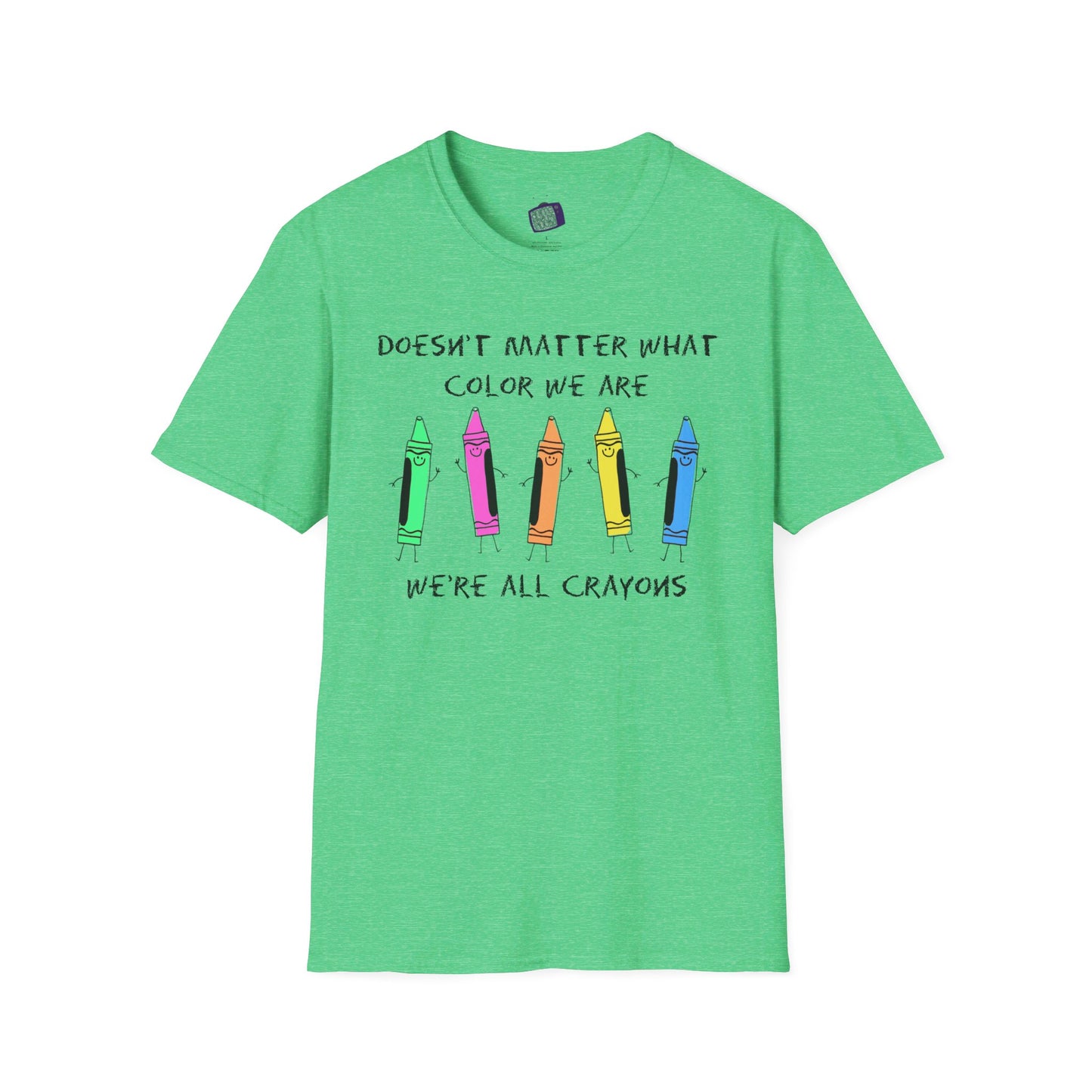 We're All Crayons Equality Unisex Softstyle T-Shirt