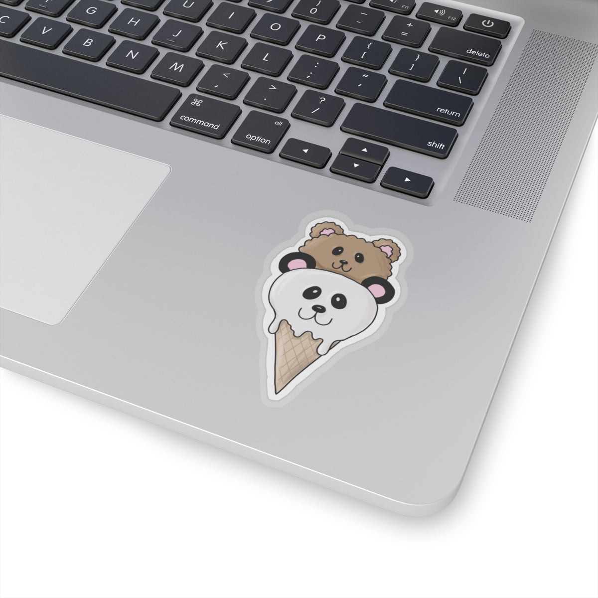 Ice Cream Bears Kiss-Cut Sticker