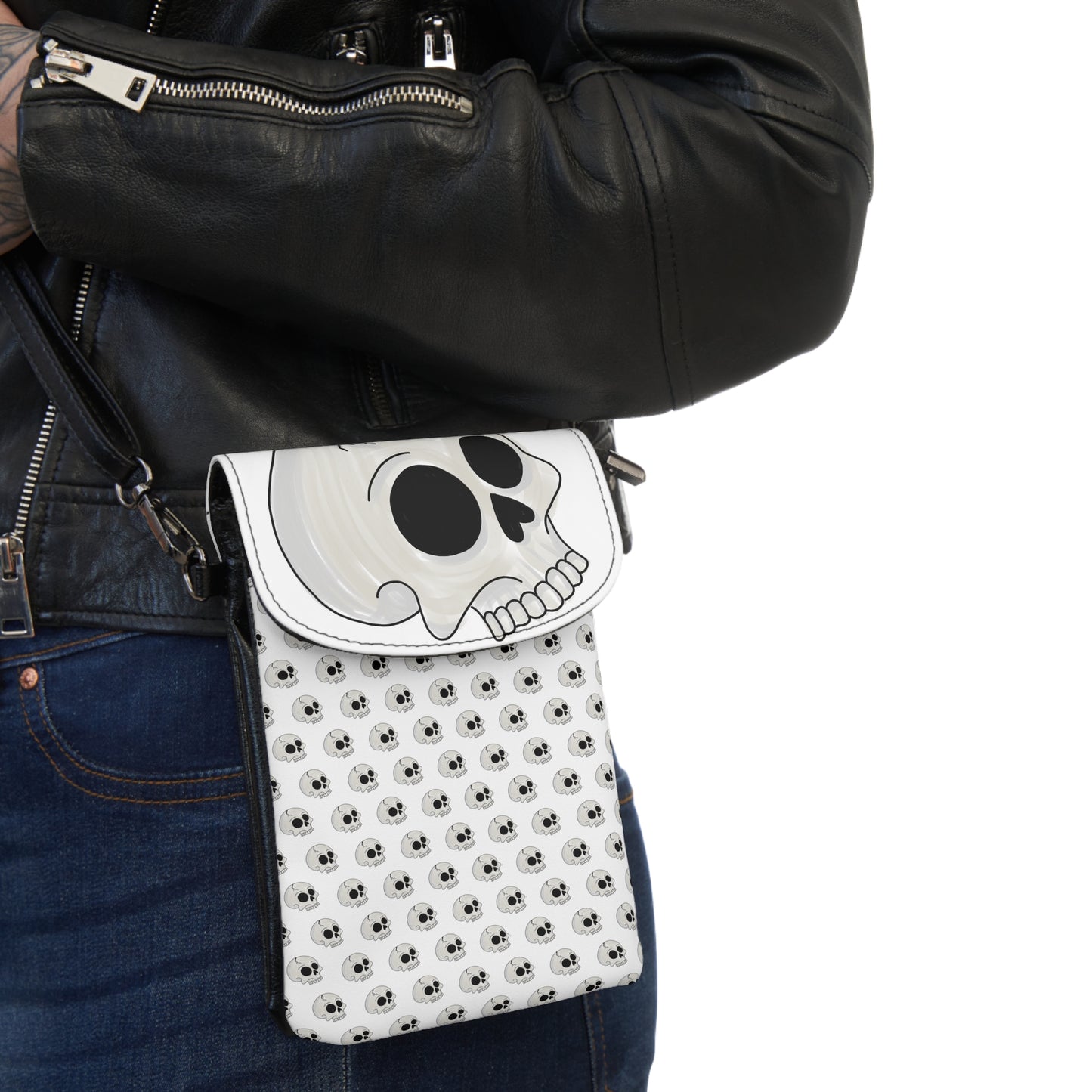 Skull Small Cell Phone Wallet