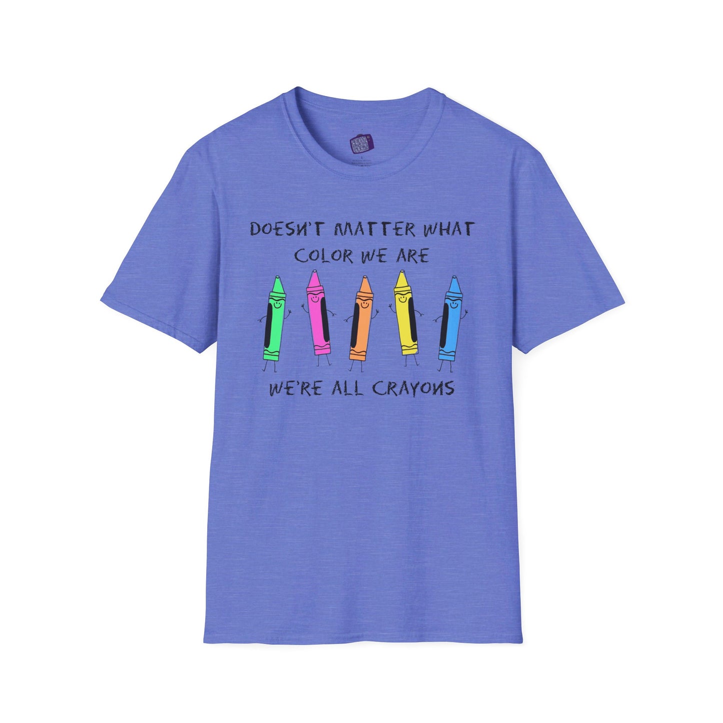 We're All Crayons Equality Unisex Softstyle T-Shirt