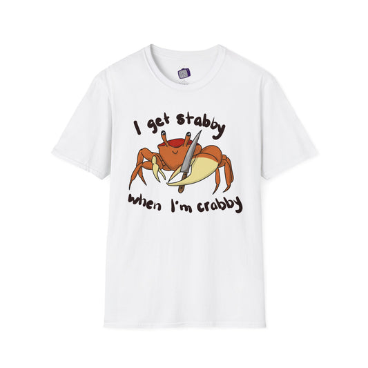 Stabby Crabby Unisex Softstyle T-Shirt