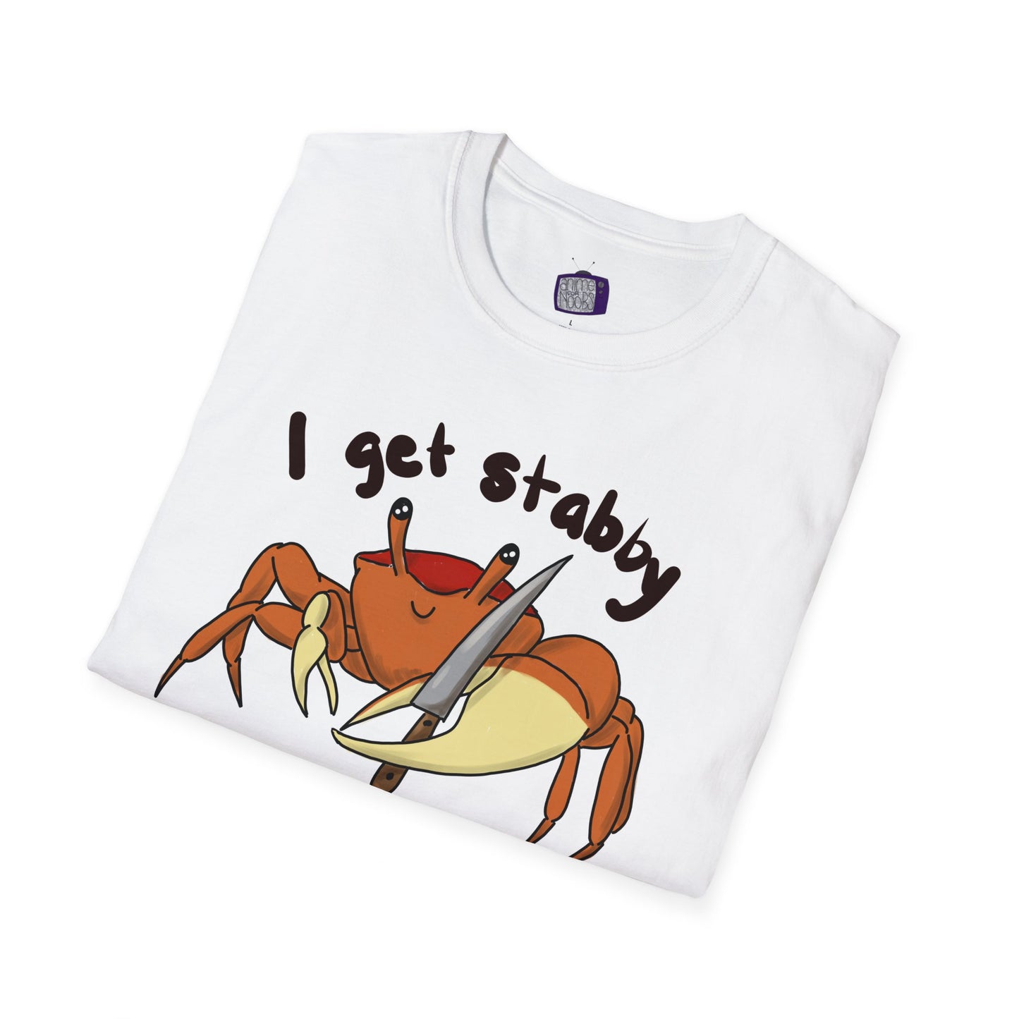 Stabby Crabby Unisex Softstyle T-Shirt