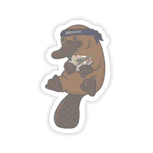 Platypus Shinobi Kiss-Cut Sticker