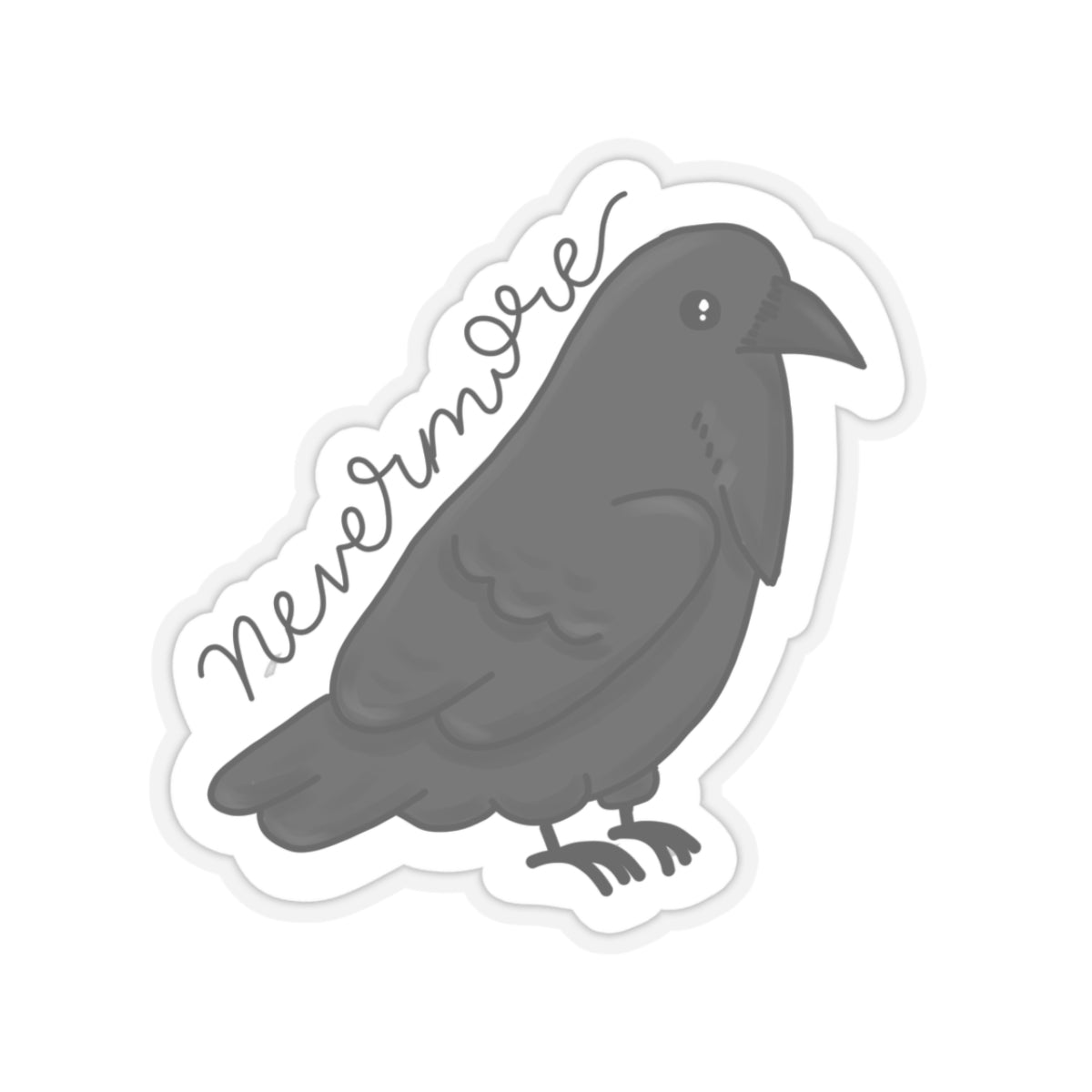 Raven Kiss-Cut Sticker