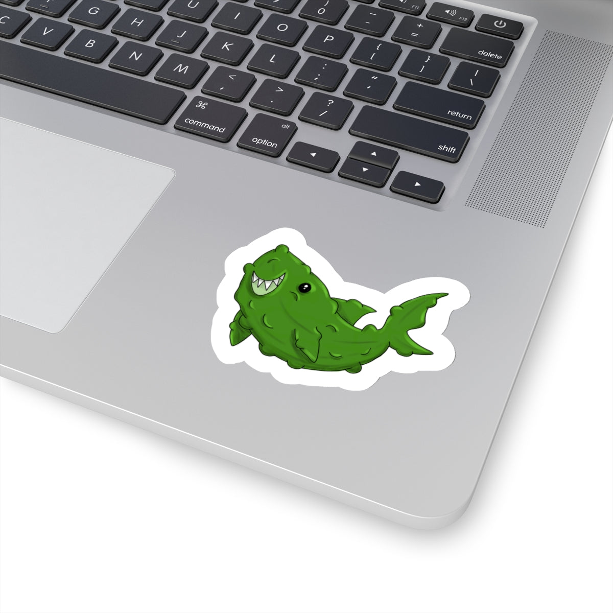 Pickle Shark Kiss-Cut Sticker