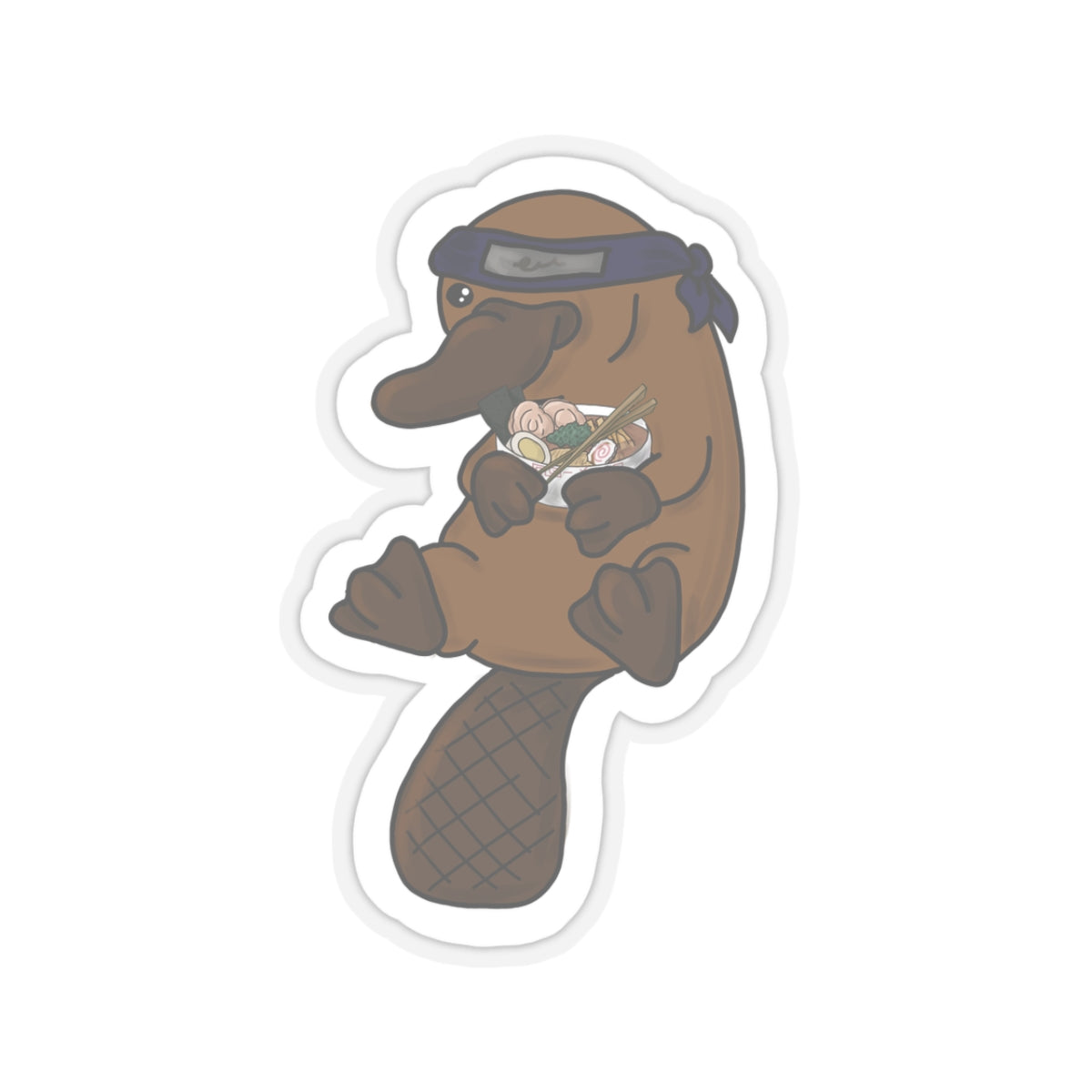 Platypus Sensai Kiss-Cut Sticker