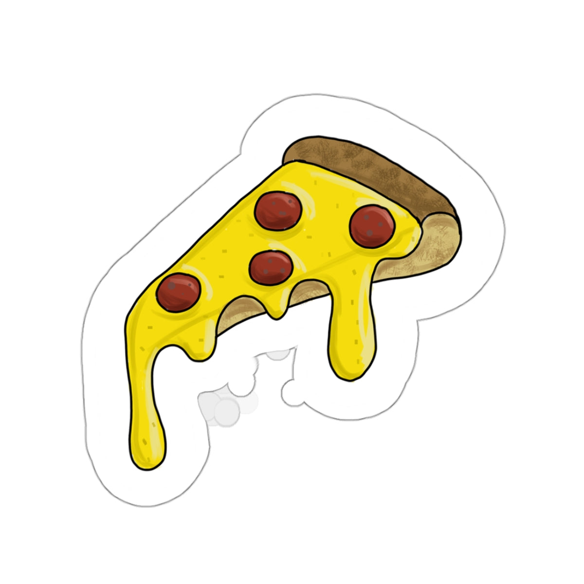 Pizza Kiss-Cut Sticker