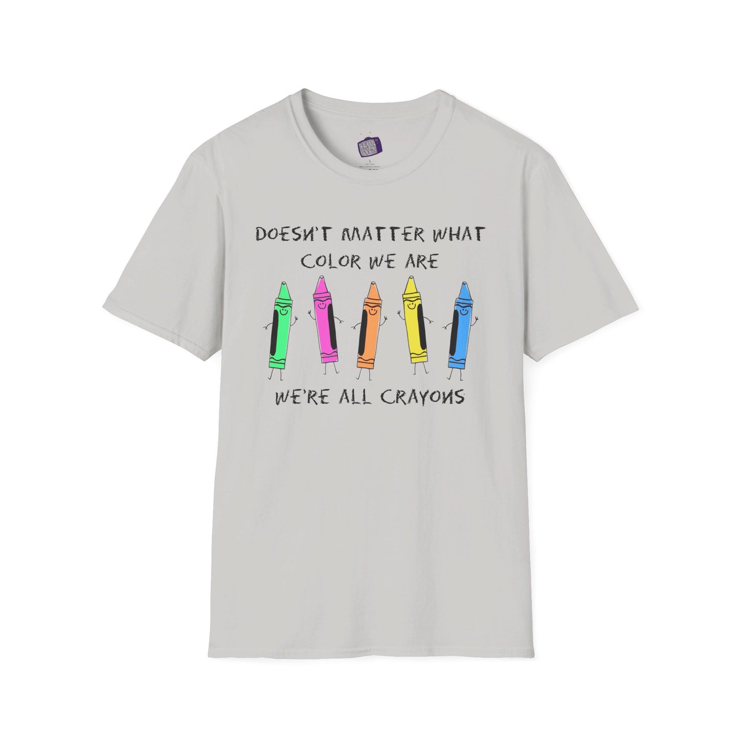 We're All Crayons Equality Unisex Softstyle T-Shirt