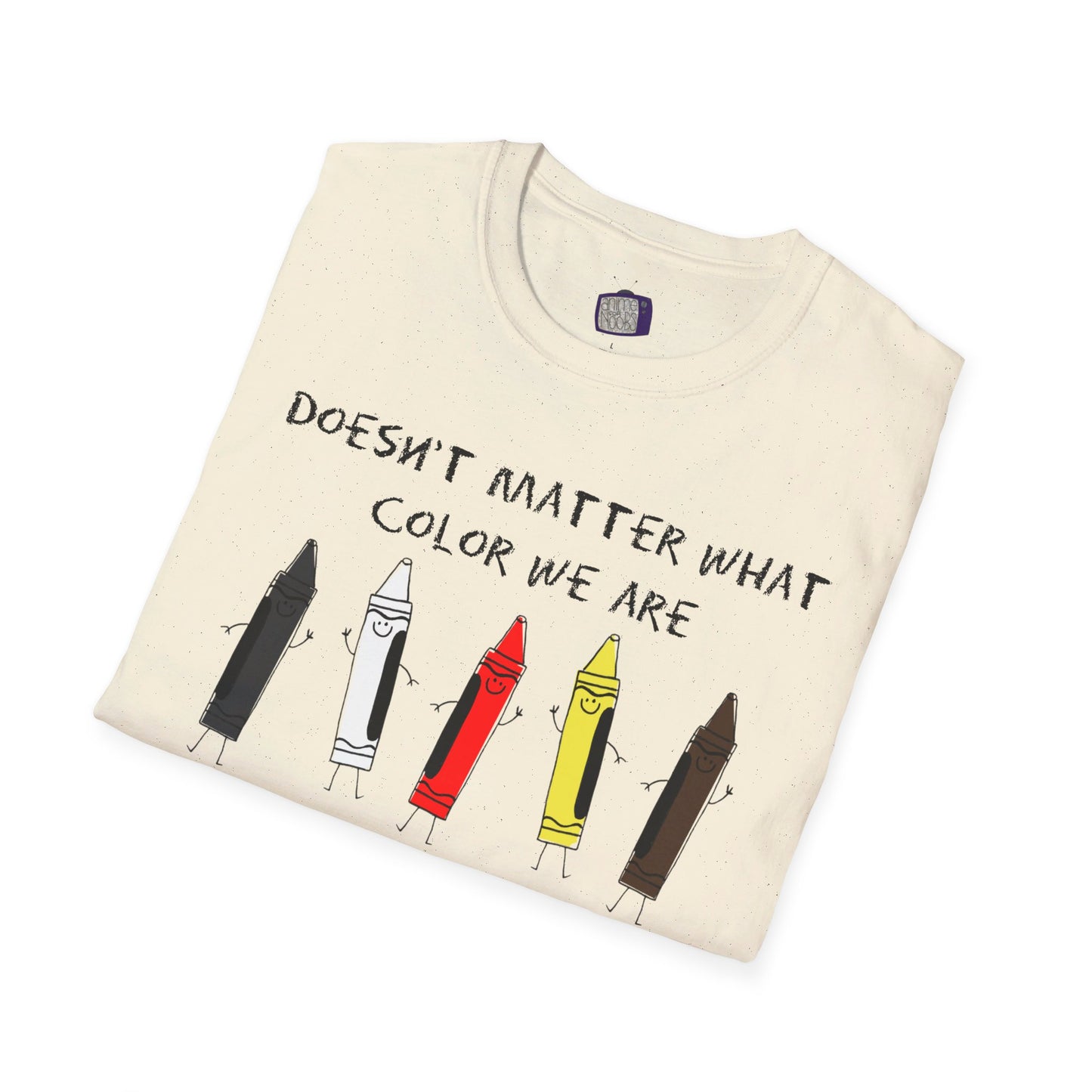 We're All Crayons Equality Unisex Softstyle T-Shirt