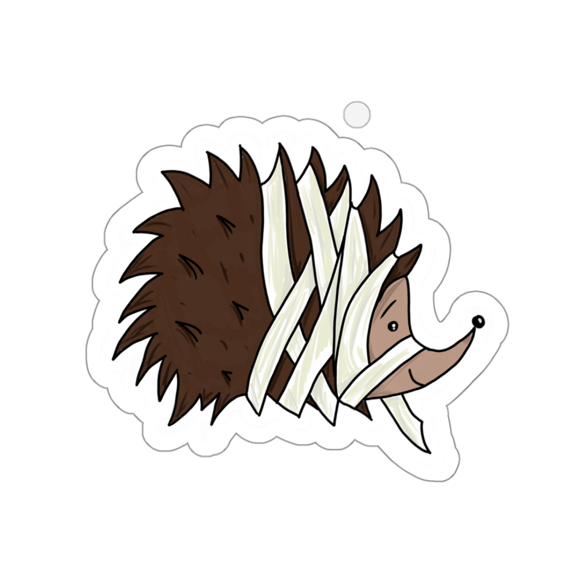 HedgeMummy Kiss-Cut Sticker