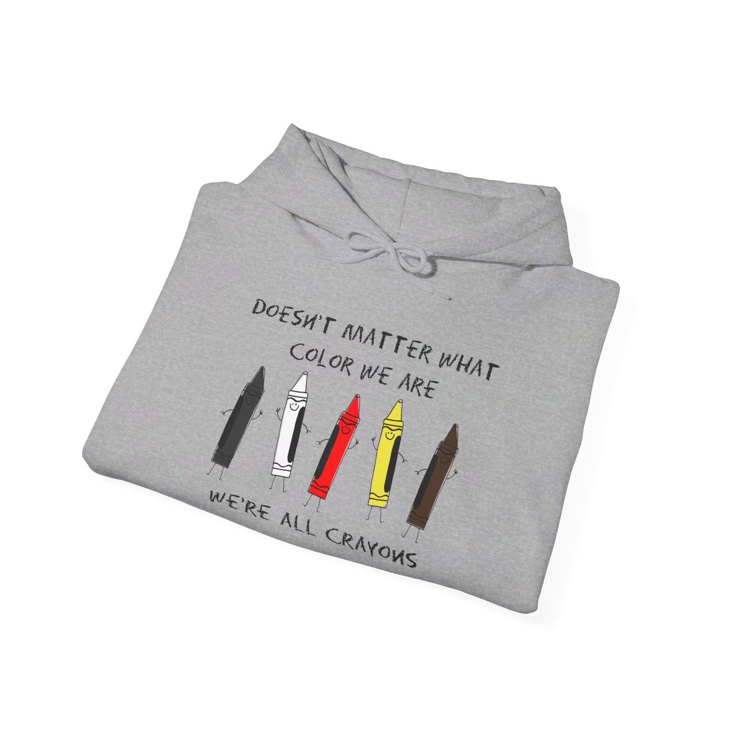 We're All Crayons Equality Unisex Heavy Blend™ Hooded Sweatshirt