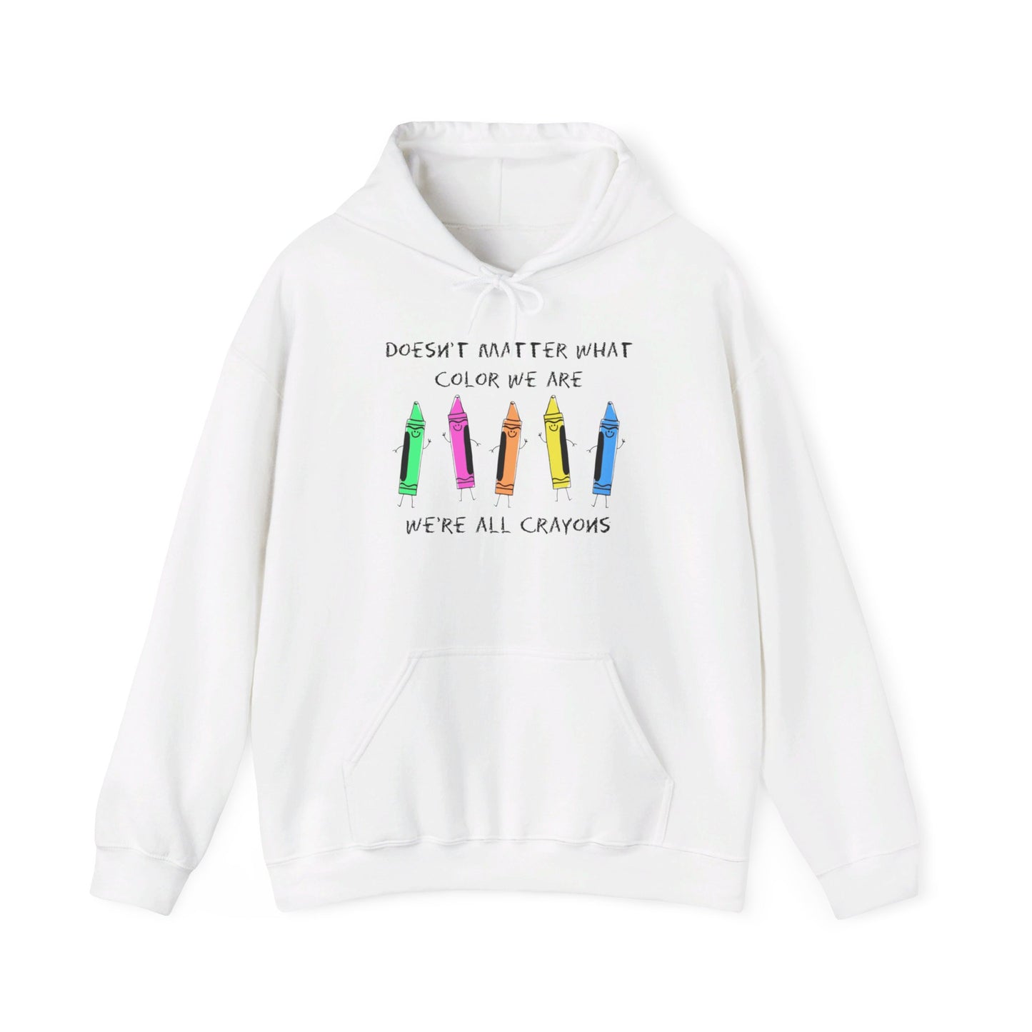 We're All Crayons Equality Unisex Heavy Blend™ Hooded Sweatshirt