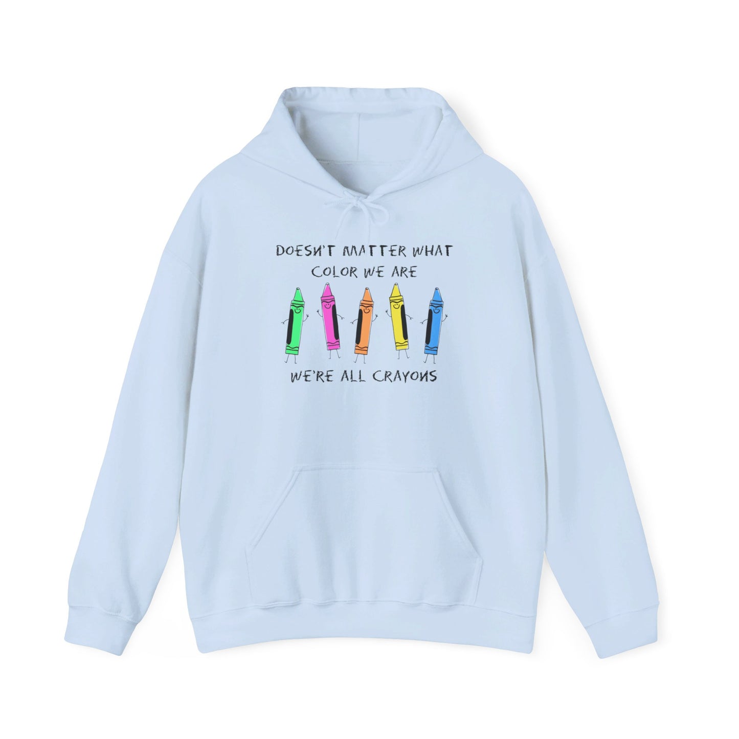 We're All Crayons Equality Unisex Heavy Blend™ Hooded Sweatshirt