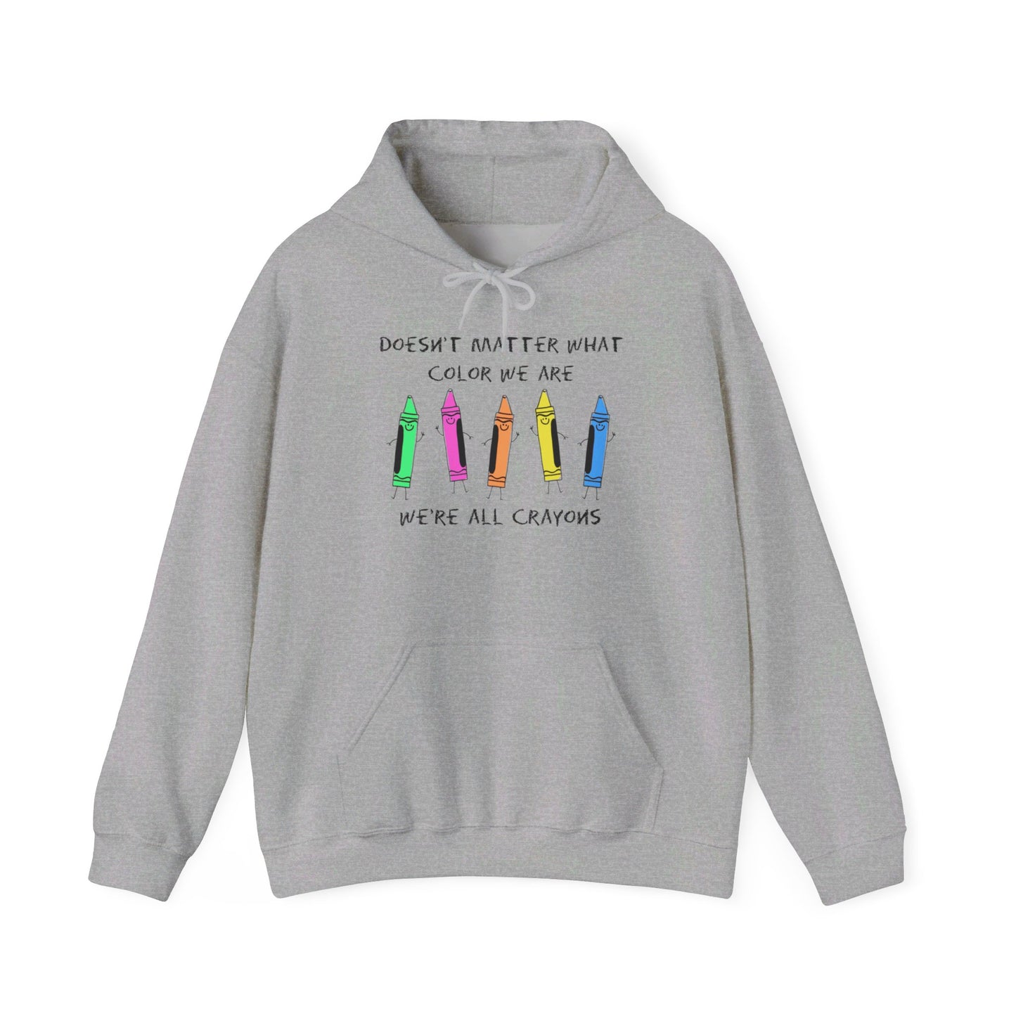 We're All Crayons Equality Unisex Heavy Blend™ Hooded Sweatshirt