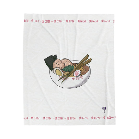 Ramen Velveteen Plush Blanket