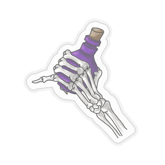 Skelly Hand Kiss-Cut Sticker