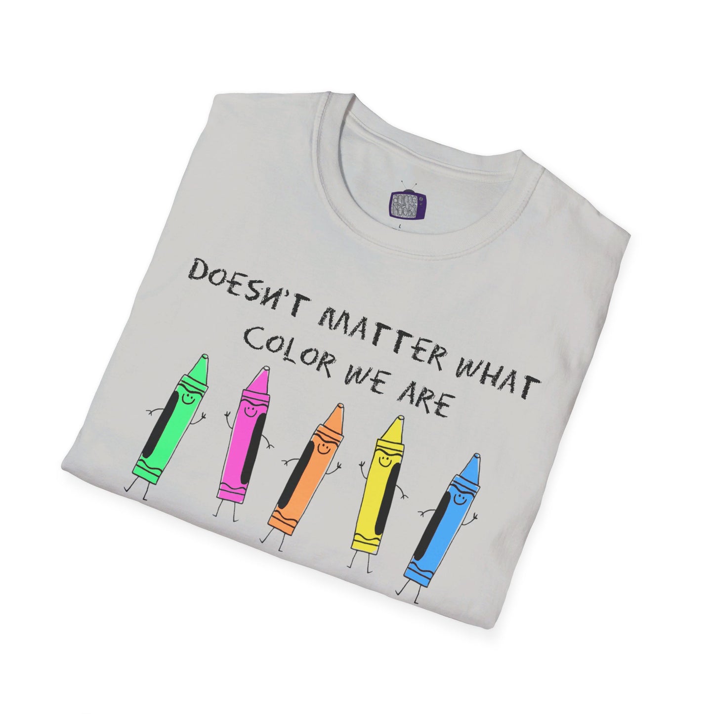 We're All Crayons Equality Unisex Softstyle T-Shirt