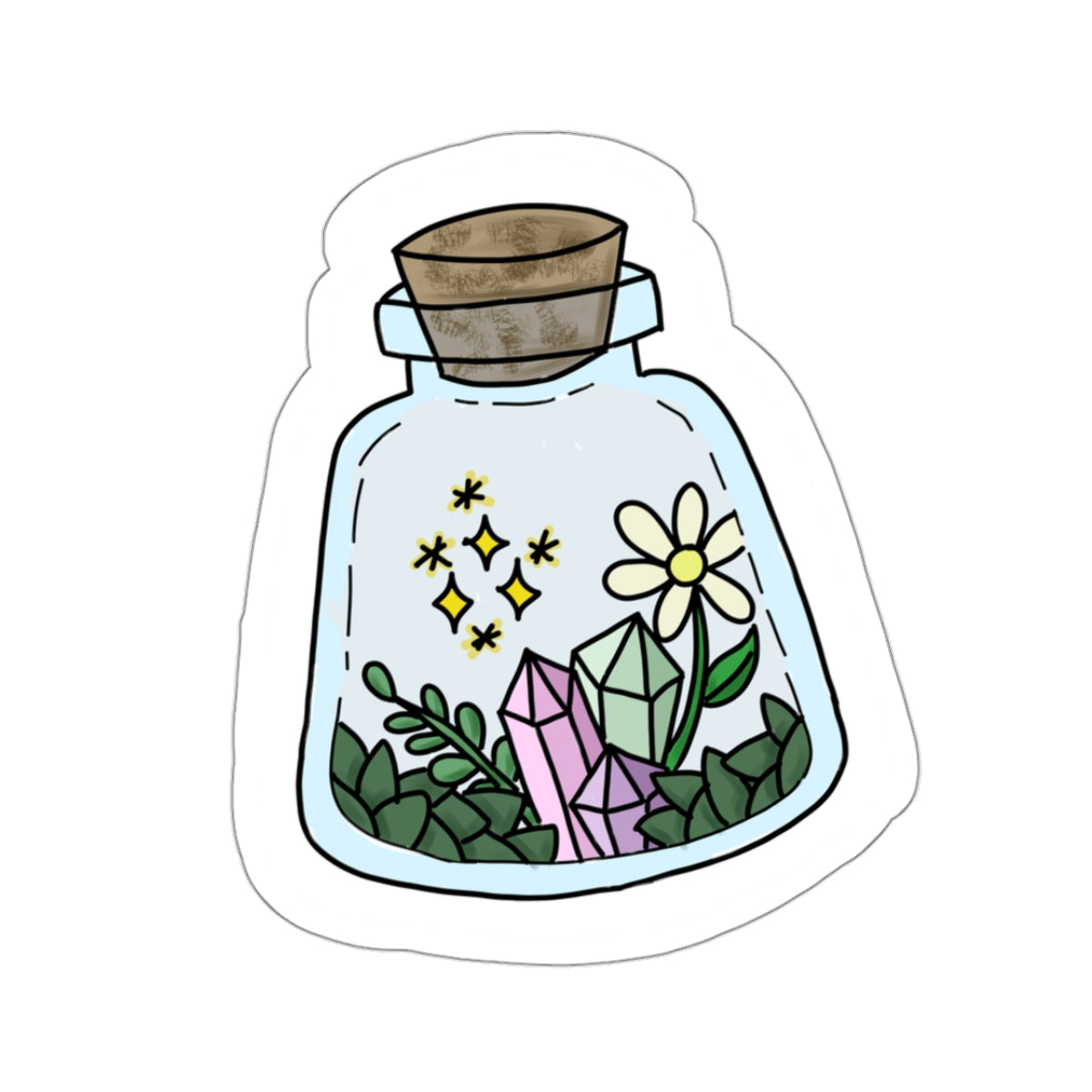 Spell Jar Kiss-Cut Sticker